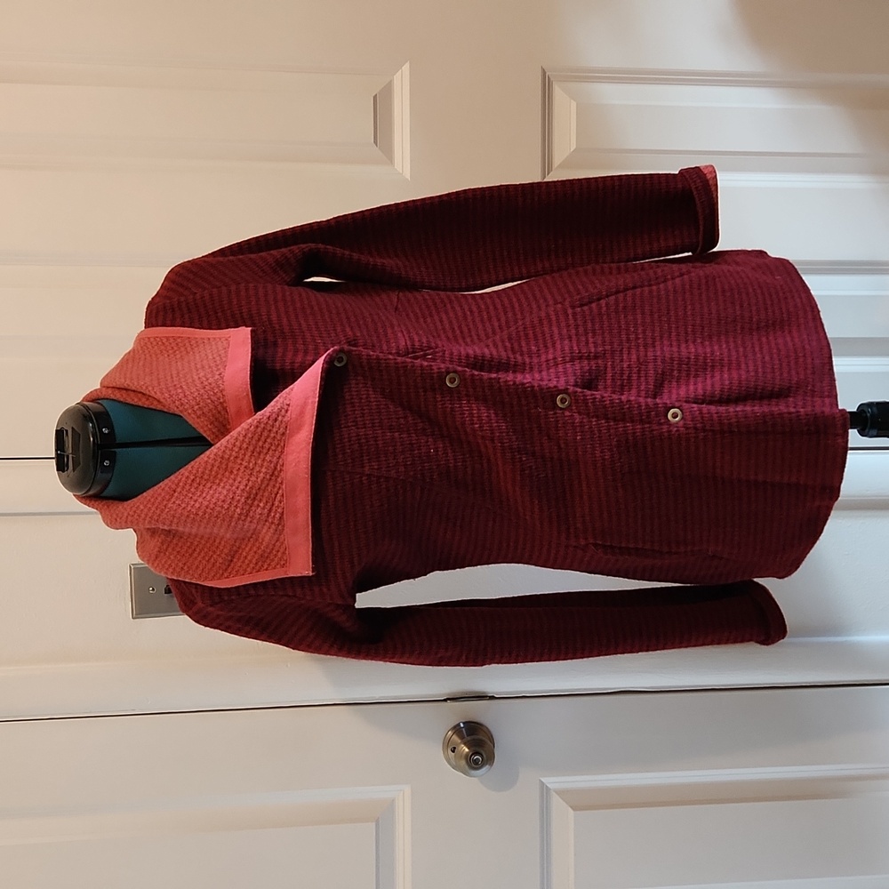 Long cowl neck sweater